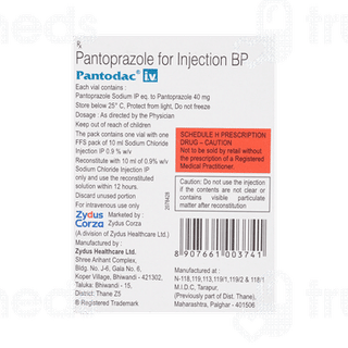Pantodac Iv Injection 1