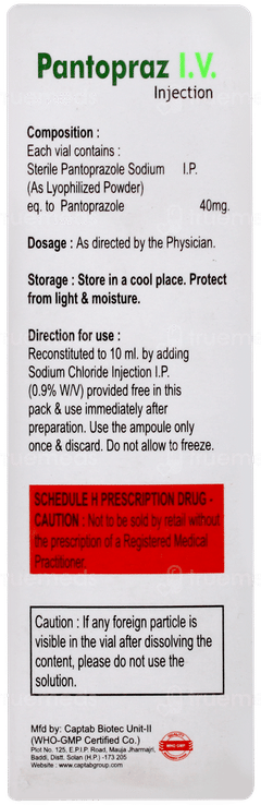 Pantopraz Iv Injection 1