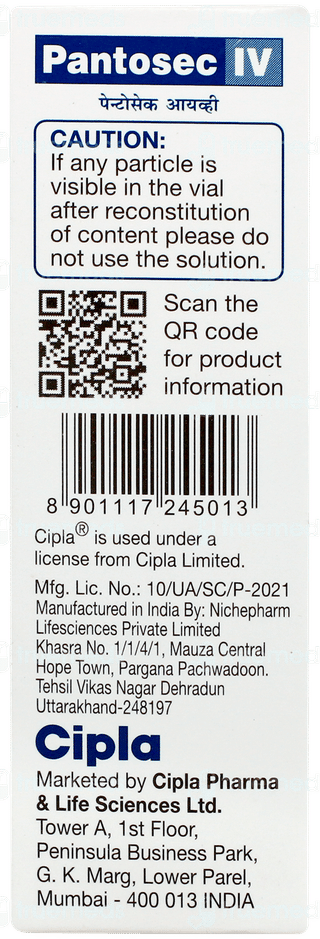 Pantosec Iv Injection 1