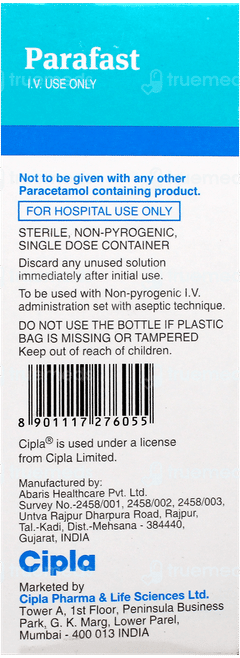 Parafast Infusion 100Ml