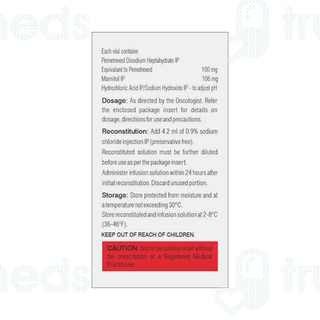 Pemeta 100 MG Injection 1 ML