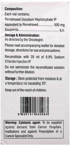 Pemetero 500 Mg Injection 1