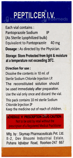 Peptilcer Iv Injection 1 Peptilcer Iv Injection 1