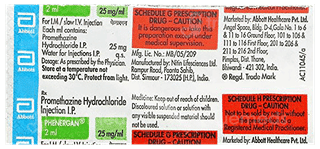 Phenergan Injection 2Ml