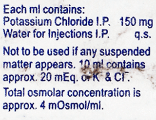 Potcl Injection 10Ml