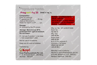 Pregcert Aq 25 Injection 1ml