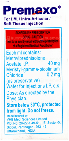 Premaxo 40Mg Injection 1Ml