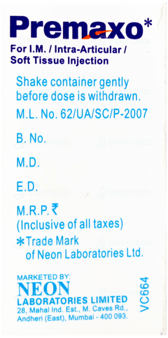 Premaxo 40Mg Injection 1Ml