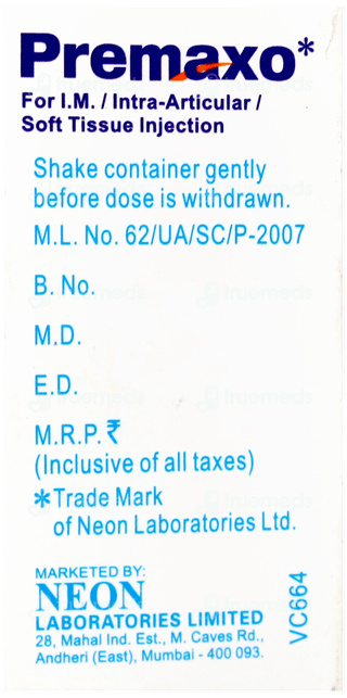 Premaxo 40Mg Injection 1Ml