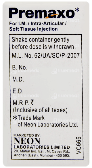 Premaxo 80mg Injection 2ml