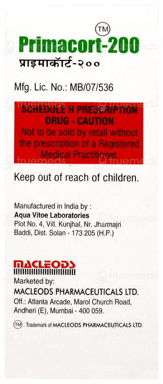 Primacort 200 Injection 1