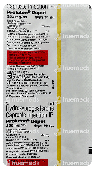 Proluton Depot 250mg Injection 1ml