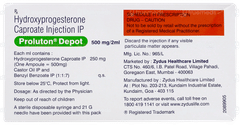 Proluton Depot 500mg Injection 2ml Proluton Depot 500mg Injection 2ml