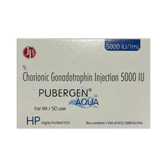 Pubergen Aqua 5000iu Injection 1ml