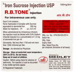 R B Tone Injection 5ml