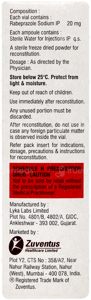 Rabifast Iv Injection 1