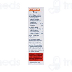 Raciper Iv 40mg Injection 1 Raciper Iv 40mg Injection 1