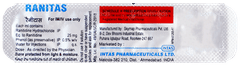 Ranitas Injection 2ml