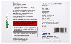 Raptic 50 Injection 1 Raptic 50 Injection 1