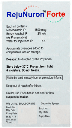 Rejunuron Forte Injection 1ml Rejunuron Forte Injection 1ml
