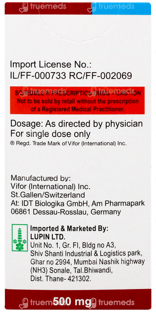 Revofer 500mg Injection 10ml