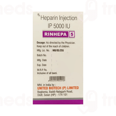 Rinhepa 5000 IU Injection 5 ML Rinhepa 5000 IU Injection 5 ML