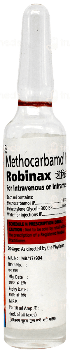 Robinax 100mg Injection 10ml