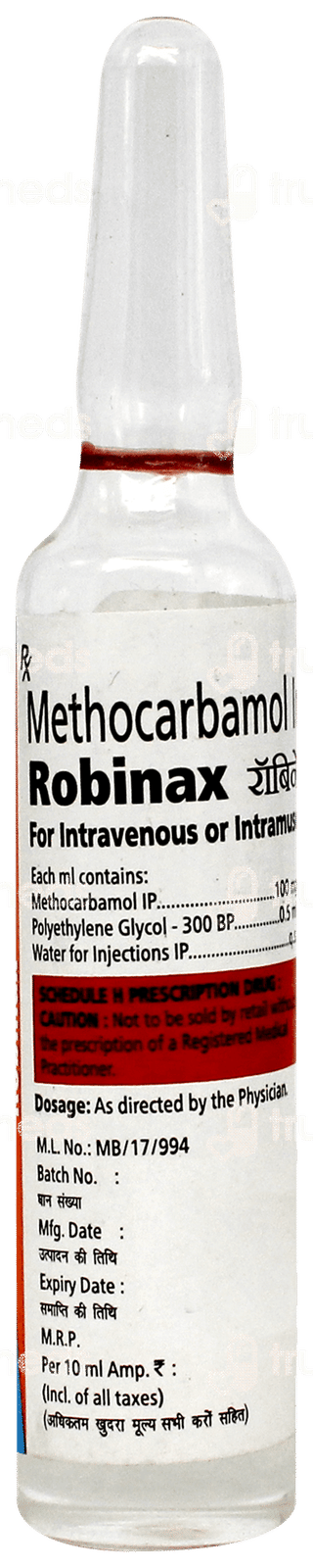 Robinax 100mg Injection 10ml
