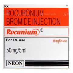 Rocunium 50 Mg Injection 5 Ml