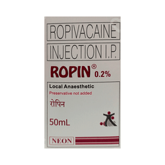 Ropin 0.2 % Injection 50 ML
