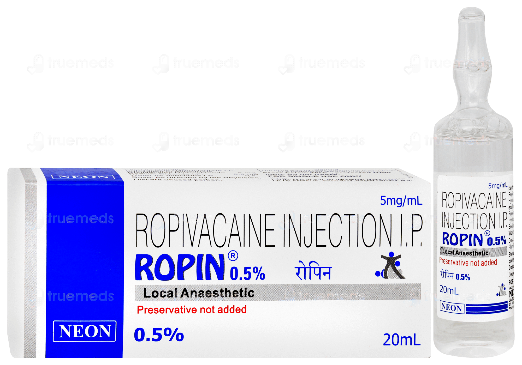 Reopin Inj Ropin 05 Injection 20 Ml - Uses, Side Effects, Dosage, Price | Truemeds