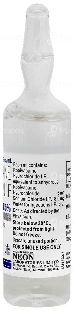 Ropin 0.5% Injection 20ml