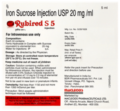 Rubired S 5 Injection 5ml