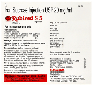Rubired S 5 Injection 5ml