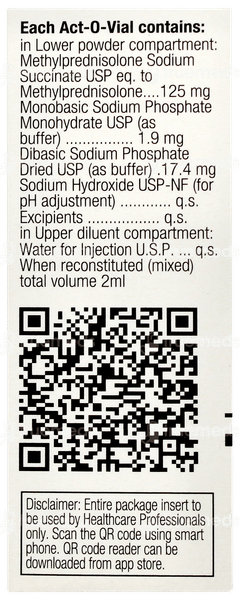 Solu Medrol 125mg Injection 1 Solu Medrol 125mg Injection 1