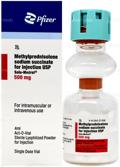 Solu Medrol 500Mg Injection 1