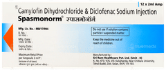 Spasmonorm Injection 2ml
