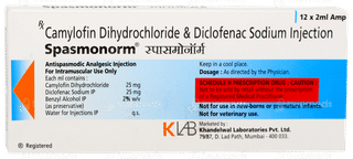 Spasmonorm Injection 2ml