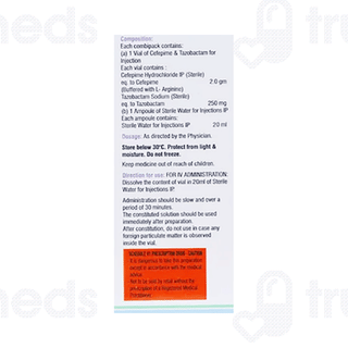 Specipime 2000/250 MG Injection 1 ML