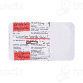 Stancort 40mg Injection 1ml