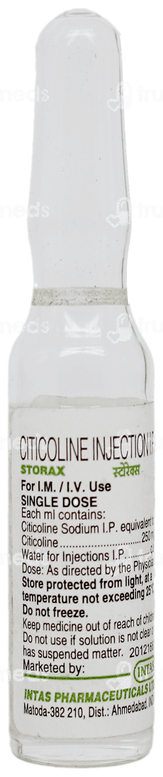 Storax 250 MG Injection 2 ML