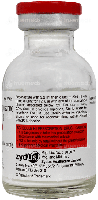 Sulbacef 1.5g Injection 1