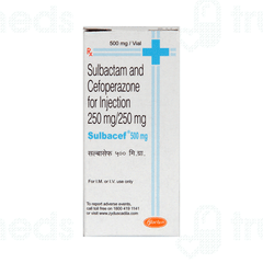 Sulbacef 250/250 MG Injection 1