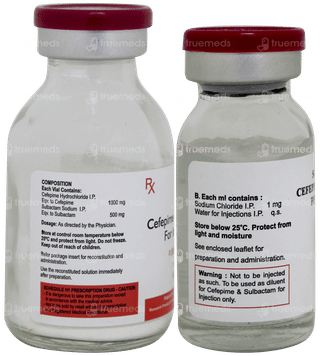 Supime 1000/500 MG Injection 10 ML