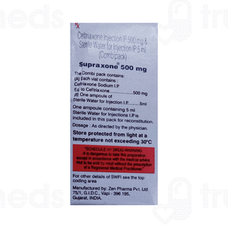 Supraxone 500 MG Injection 1