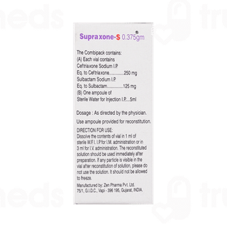 Supraxone S 250/125mg Injection 1