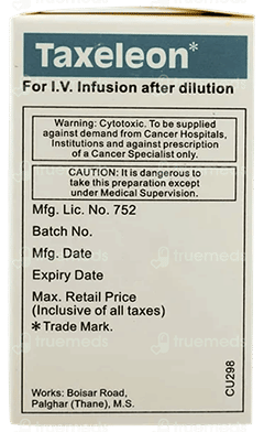 Taxeleon 100 Mg Injection 16.67 Ml Taxeleon 100 Mg Injection 16.67 Ml