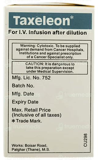 Taxeleon 100 Mg Injection 16.67 Ml