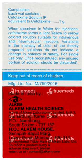 Taxim 1g Injection 1