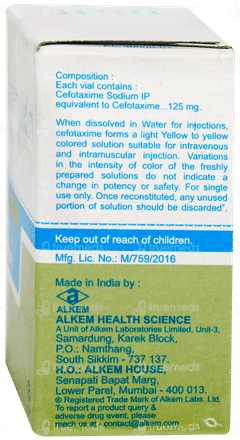 Taxim 125mg Injection 1